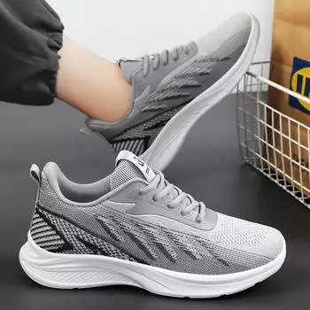 Осенняя новая обувь для мужчин, мужская повседневная спортивная обувь, модная универсальная сетчатая обувь для мужчин 39