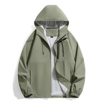 Осенняя новая повседневная куртка с капюшоном, мужская модная повседневная универсальная куртка, ветрозащитная куртка для мужчин L