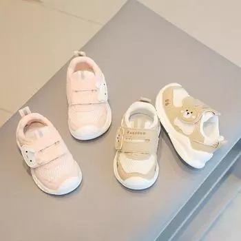 Осенняя новая симпатичная обувь для девочек, мультяшная минималистичная брендовая детская парусиновая обувь, удобная мягкая подошва, универсальная обувь для мальчиков, повседневная обувь для ходьбы 16insole12cm хаки