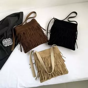 Осенняя новая сумка Niche большой емкости для женщин Модная повседневная сумка большой емкости через плечо на одно плечо для женщин