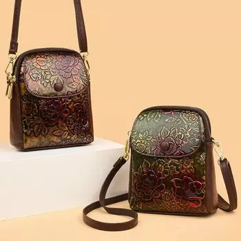 Осенняя новая сумка женская модная сумка через плечо сумка для мобильного телефона в китайском стиле вертикальная сумка для мамы