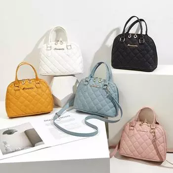 Осенняя новинка Diamond одно плечо женская сумка темперамент маленькая женская сумка универсальная текстура одно плечо сумка-мессенджер белый