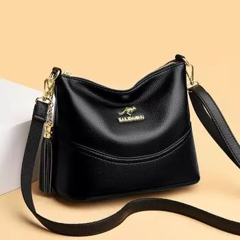 Осенняя новинка осеннего стиля, женская сумка среднего и пожилого возраста, сумка через плечо, мягкая кожаная женская сумка для одиночных покупок