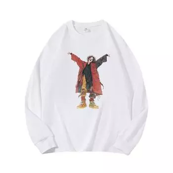 Осенняя одежда Clown, длинный рукав, чистый хлопок, новый мужской и женский топ, весенний внутренний слой, базовая рубашка, футболка с круглым вырезом и длинными рукавами M коричневый