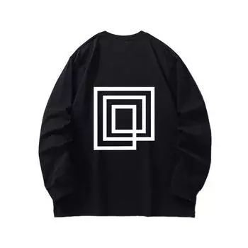 Осенняя одежда Hui Zi, длинный рукав, чистый хлопок, новый мужской и женский топ, весенний внутренний слой, базовая рубашка, футболка с круглым вырезом и длинными рукавами M коричневый