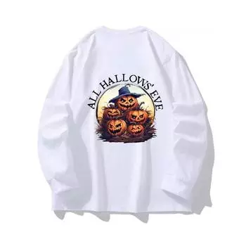 Осенняя одежда Pumpkin, длинный рукав, чистый хлопок, новый мужской и женский топ, весенний внутренний слой, базовая рубашка, футболка с круглым вырезом и длинными рукавами M коричневый