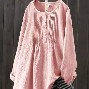 Осенняя однотонная универсальная женская рубашка с длинными рукавами размера N Блузки и рубашки M жёлтый