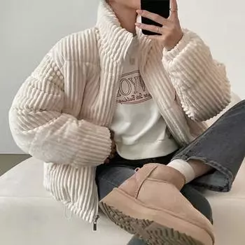 Осенняя однотонная винтажная повседневная куртка женская дизайнерская ретро-стойка с воротником-стойкой, женская уличная куртка на молнии, эстетичная элегантная верхняя одежда S розовый