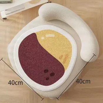 Осенняя плюшевая нескользящая накладка на задницу, зимняя утолщенная подушка из искусственного кашемира, подушка для стула в общежитии для учащихся