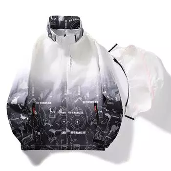 Осенняя популярная повседневная куртка с капюшоном для пары, кардиган, бейсбольная майка M