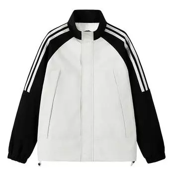 Осенняя повседневная куртка-стойка, мужская уличная куртка, подростковая свободная повседневная куртка с тремя перемычками S