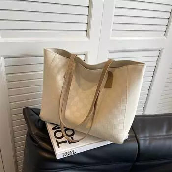 Осенняя ретро-сумка для женщин 2024 года, новая сумка через плечо, высококачественная сумка большой вместимости для студентов колледжей и пригородных поездок