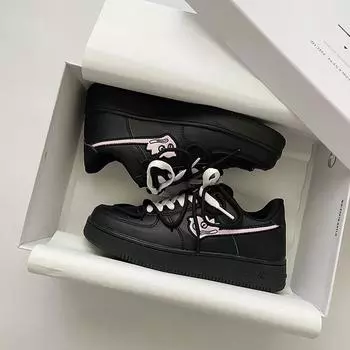 Осенняя студенческая вечеринка для пары, маленькие белые туфли для мужчин, повседневная дышащая спортивная обувь Little Monster для женщин 35