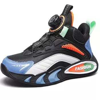 Осенняя/Весенняя обувь для девочек Детские кроссовки Кроссовки для бега и отдыха на открытом воздухе для мальчиков Весенняя легкая спортивная обувь Детская обувь для девочек 29 королевский синий/серый