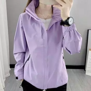 Осенняя ветрозащитная куртка для альпинизма для пар, легкое альпинистское пальто для женщин L