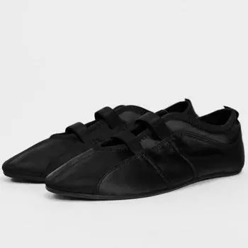 Осенняя женская дизайнерская обувь, удобные шелковые женские балетки, нескользящие, мягкая подошва, повседневные уличные туфли для повседневных прогулок 38