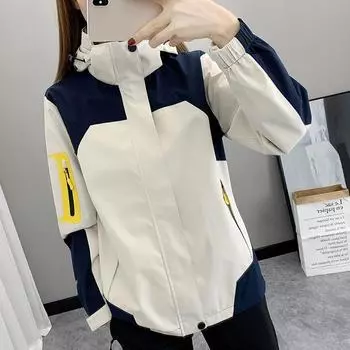 Осенняя женская уличная ветровка, легкая ветрозащитная дышащая куртка для альпинизма L