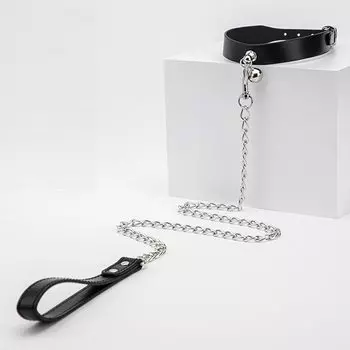 Ошейник-эмои, человеческий SM-чокер, чокер Landmine, аксессуары для косплея, стильный милый колокольчик, цепочка, подвесное кольцо, PU-чокер, регулируемый для начинающих, товары SM, SM Play