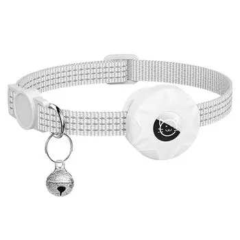 Ошейник для домашних животных для воздушных меток, противоударный и водонепроницаемый защитный держатель для GPS-трекеров, светится в темноте, подходит для маленьких собак