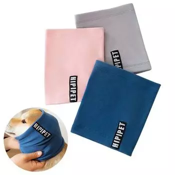 Ошейник для домашних животных, гетры, теплый шарф для щенков, маленькие, средние, большие собаки, успокаивающие наушники для собак L синий