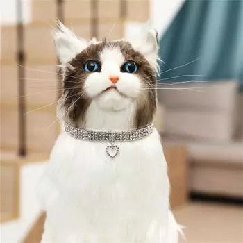 Ошейник для домашних животных, мастерство, блестящая посадка, регулируемая мода, уникальный выбор украшений для домашних животных, жемчужное ожерелье для кошек, товары для дома S20CM7CM красный