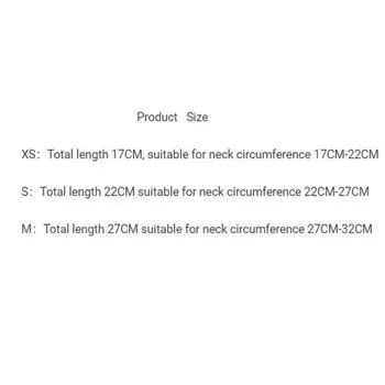 Ошейник для дрессировки собак, кошек, домашних животных, кубинская звено, толстая цепочка, ожерелье, золото, 6/8/10 дюймов S серебряный