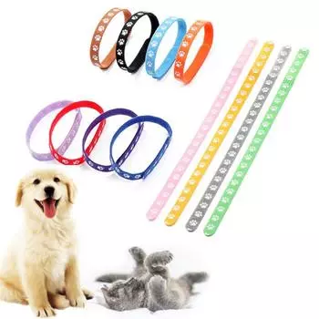 Ошейник для классификации домашних животных Ошейник для идентификации щенков и котят Ошейник для новорожденных щенков и кошек Ожерелье для собак Товары для животных S