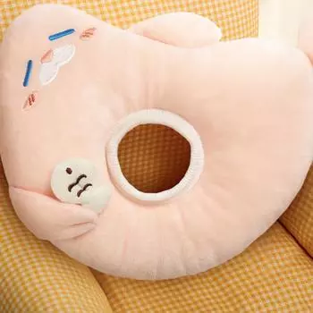 Ошейник для кошек Елизаветы, мягкий, искусственный кролик, плюшевая защита шеи, милая форма животного, восстановление для кошек M