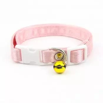 Ошейник для кошек, хлопковый разрывной с колокольчиком, пряжка безопасности, свадебный ошейник для кошек, девочек, мальчиков и маленьких собак, регулируемые принадлежности для домашних животных