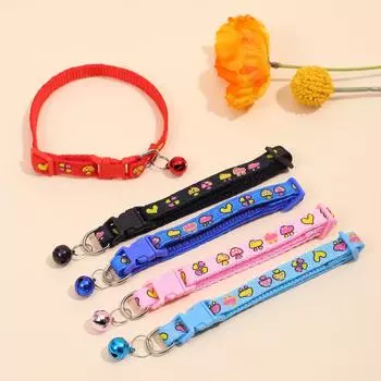 Ошейник для собак Mushroom Patch с колокольчиком для маленьких собак Mushroom Patch синий