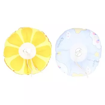 Ошейник для восстановления кошек, регулируемый мягкий, предотвращает лизание, кусание котенка, ошейник после операции для щенка собаки Orange