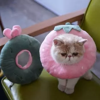 Ошейник для восстановления кошек, сверхмягкий износостойкий нейлон, защита от заживления ран кошек S оранжевый