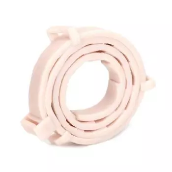 Ошейник для защиты от клещей, водонепроницаемый, для защиты от блох, для собак и кошек, регулируемый, для защиты от вредителей, ошейник от блох для домашних животных, товары для животных 38cm чёрный