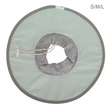 Ошейник Елизаветинской эпохи для домашних животных, кошек, против облизывания, восстановление, легкий, дышащий, водостойкий S S