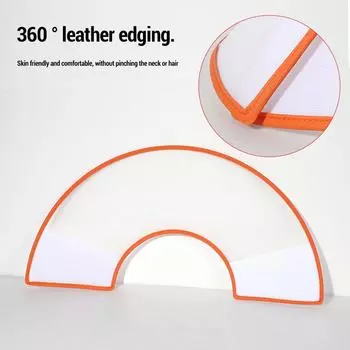 Ошейник-конус для кошек, мягкий, удобный, регулируемый, защищающий от укусов и облизывания, прозрачный, для маленьких собак, для всех сезонов L