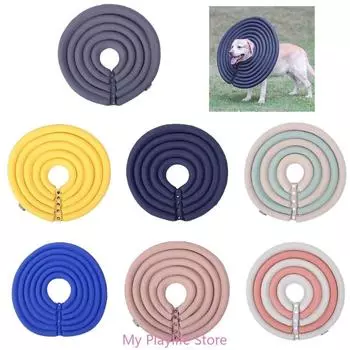 Ошейник-конус для собак после операции для заживления ран, легко есть и пить, предотвращает укусы и царапания, дышащий ошейник XS