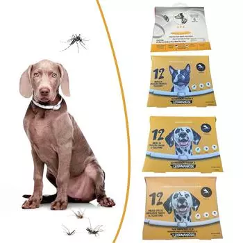 Ошейник от паразитов на 12 месяцев, от блох, от клещей, от лейшманиоза, для маленьких и средних собак One Size