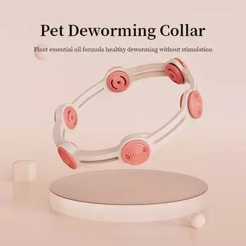 Ошейник против комаров для домашних собак, противопаразитарный ошейник против блох, подходит для телескопических ошейников для маленьких и больших собак и кошек оранжевый