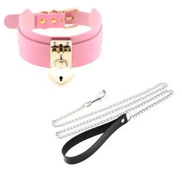 Ошейник с ключом Поводок для людей, идущих Косплей с ключом Панк-рок Мастер Раб Замок PU Кожаный Костюм SM Товары Ограничения Наручники Косплей