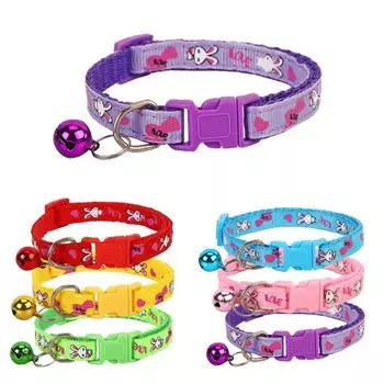 Ошейник с нашивкой «Кролик 1.0» для домашних собак, кошек, ошейник-колокольчик с кроликом, большой запас, магазин фабрики