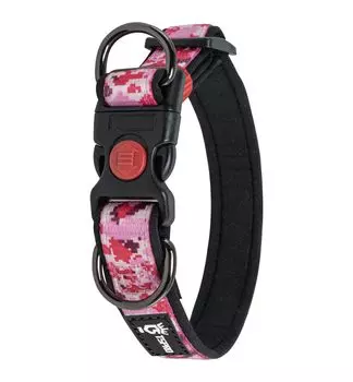 Ошейник TSPRO с замком в форме буквы D, дизайн бутано, предотвращает падение, мягкая подкладка для комфортного использования, зажим для легкой фиксации, дизайн делает ошейник