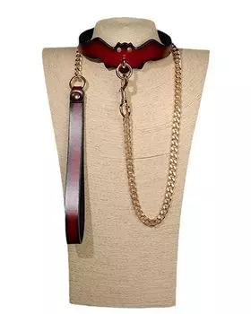 Ошейник Yemax для людей SM с поводком, милый ошейник в форме человека SM Goods SM Play с металлической тяговой цепью, ошейник, сделанный из милого взрослого косплея