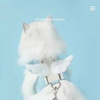 Ошейники, шлейки, поводки, 1 шт., жилет для собак, поводок для кошек, нагрудный ремень, противоотрывной, для прогулок, дома S синий