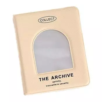 Oshi Collect Book Trading Card Instax Collection File Idol Photo Photo Storage Case Korea Oshi Activities Cute Clear x [Queen-b] Двусторонний 10.9