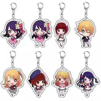 OSHI NO KO акриловый брелок для ключей сумка кулон брелок для ключей японская анимация сувенирный брелок