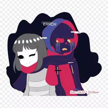 Ошибка Sans X Core Frisk Undertale, железные накладки для рисования для DIY, теплопередача, одежда, футболка, термонаклейки, декоративная печать