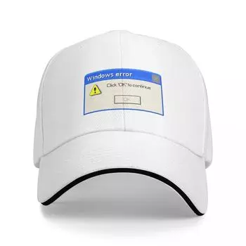 Ошибка Windows Бейсболка Гольф Мода Пляжные пенопластовые шапки для вечеринок Хип-хоп Шапки унисекс Женские