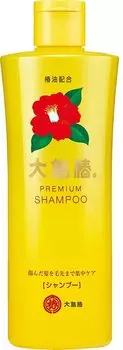 Oshima Tsubaki Premium Shampoo 300 мл Масло для поврежденных волос (Камелия Несиликоновые Волосы)