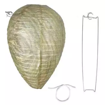 Осиное гнездо-приманка, подвесной сдерживающий пчелы бумажный фонарь, 22*28 см, приводной пчелиный улей, вихревая ткань, экологически чистая нержавеющая сталь, домашний сад светло-желтого