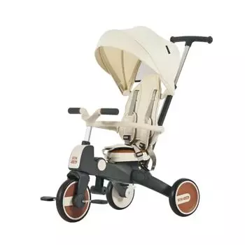 OSJ Push Sun Safety Seat Rotating Riding Easy to Включает управление для использования на открытом воздухе в помещении Трехколесный велосипед, складывающийся одним нажатием, детский трехколесный велосипед, коляска,